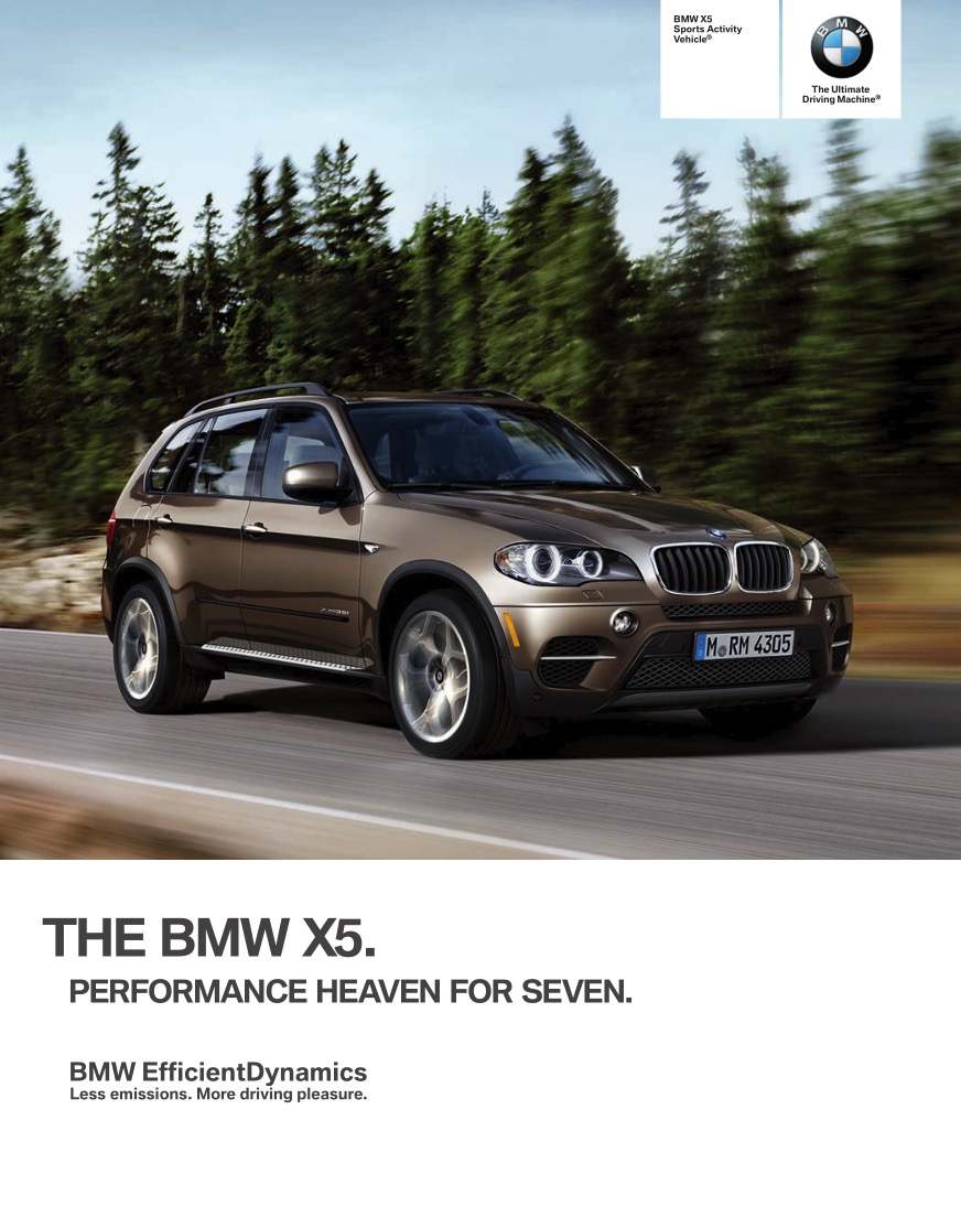 2013 BMW X5 Brochure Page 4